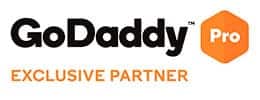 agencia de marketing logo godaddy partner